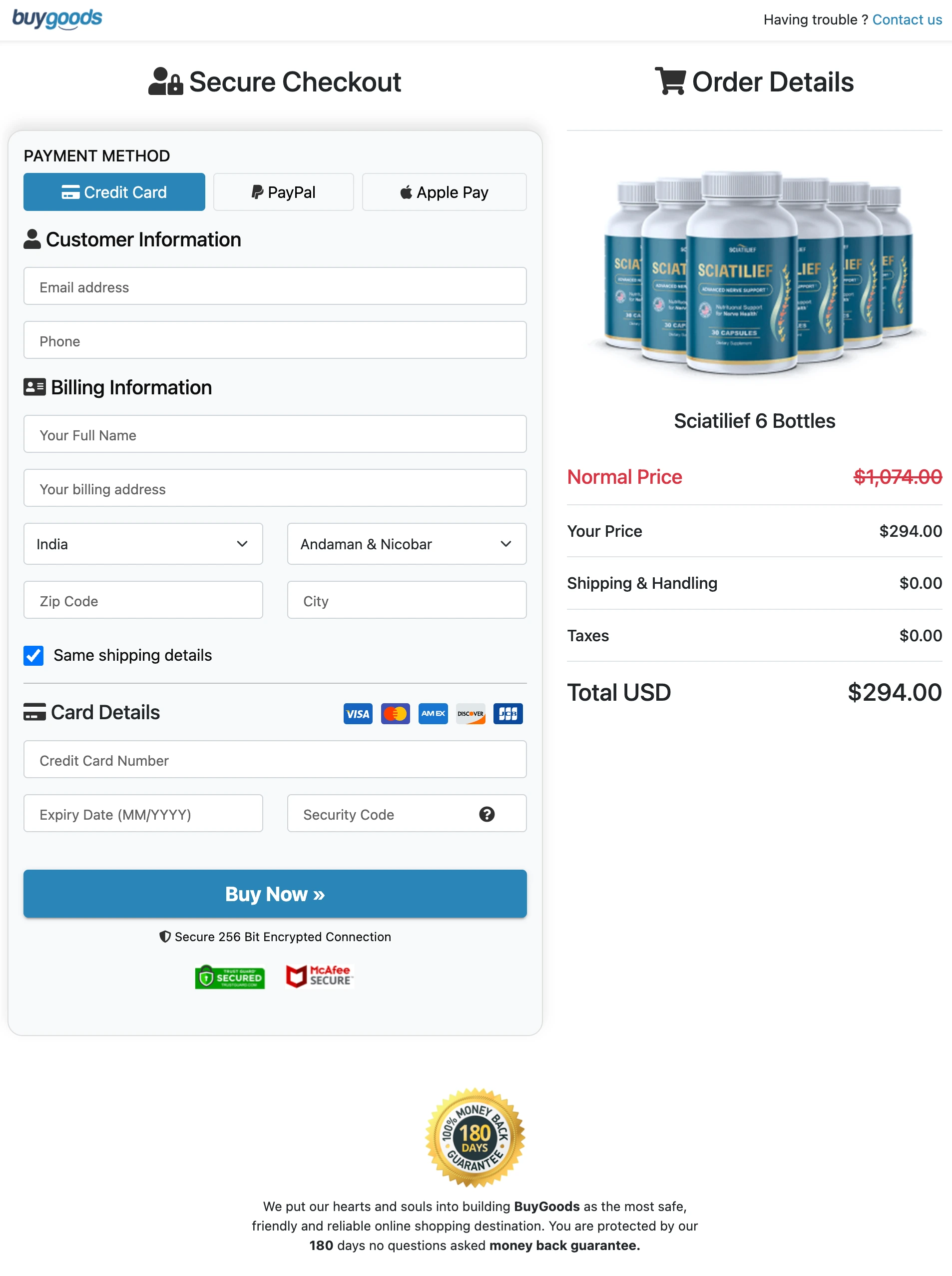 Sciatilief Add To Cart