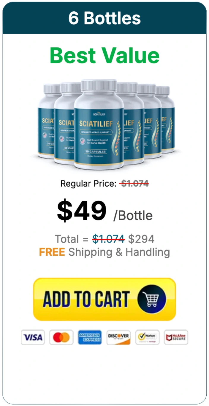 Sciatilief Order Six Bottles