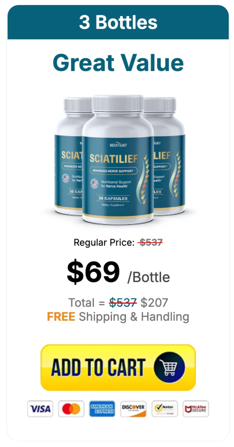 Sciatilief Order Three Bottles